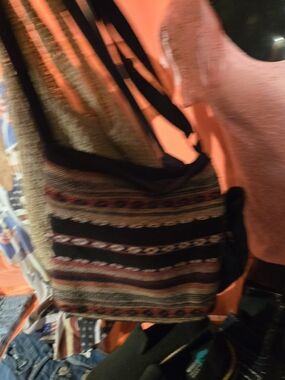 Boho Stripe Tote Bag in Multicolor